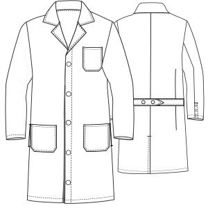 Fashion sewing patterns for UNIFORMS One-Piece Doctor Scrub 6931